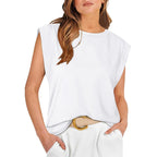 RAYANU™ – Lightweight Everyday Summer Cap Sleeve Top